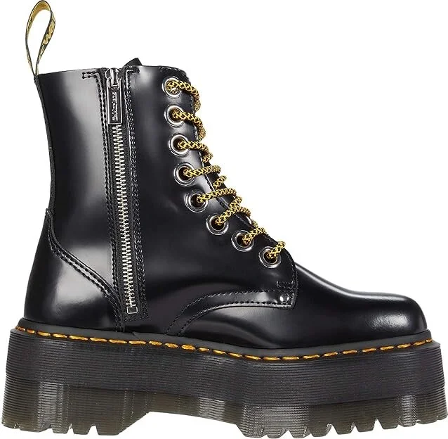 Dr. Martens Jadon Max Women's Shoes Black Buttero : UK 3 (US Women's 5) M, Leather - Image 8