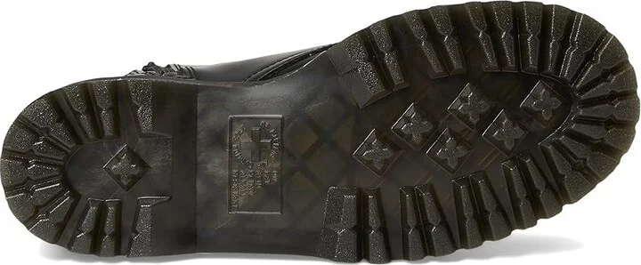 Dr. Martens Jadon Smooth Leather Platform Boots Lace-up Boots Black Polished Smooth : UK 3 (US Men's 4 - Women's 5) Medium - Image 4