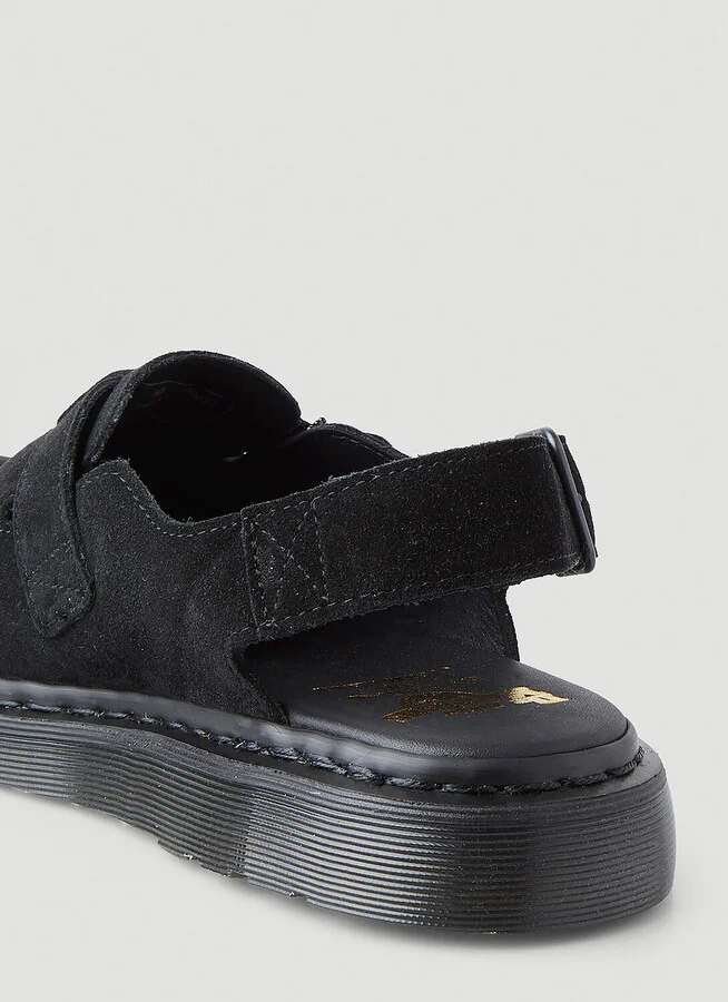 Dr. Martens Jorge Buckle Mules - Slip Ons Black Uk - 03 - Image 6