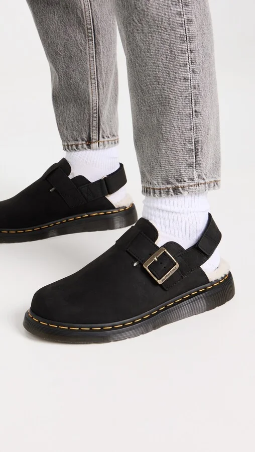 Dr. Martens Jorge Ii Black Archive Pull Up Mules - Image 5