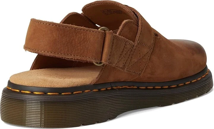 Dr. Martens Jorge II Leather Slingback Mules Shoes Desert Brown : UK 8 (US Men's 9 - US Women's 10) Medium - Image 4