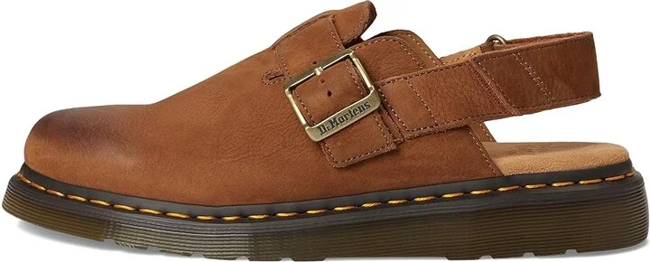 Dr. Martens Jorge II Leather Slingback Mules Shoes Desert Brown : UK 8 (US Men's 9 - US Women's 10) Medium - Image 6