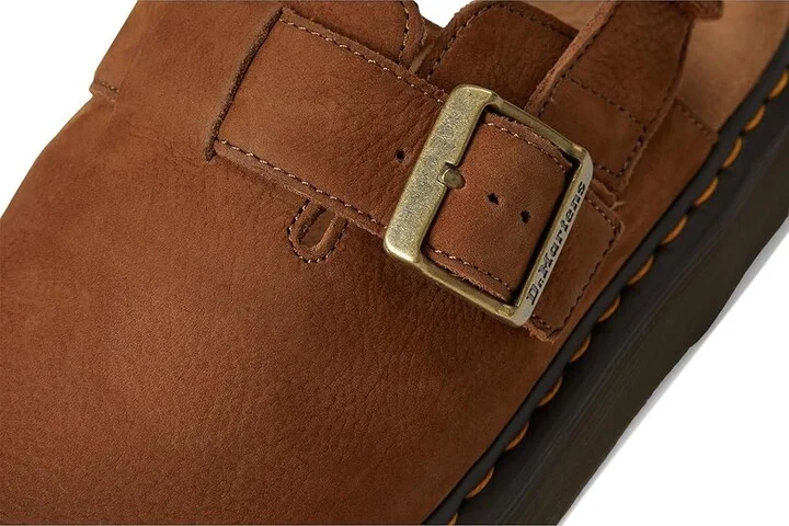 Dr. Martens Jorge II Leather Slingback Mules Shoes Desert Brown : UK 8 (US Men's 9 - US Women's 10) Medium - Image 7