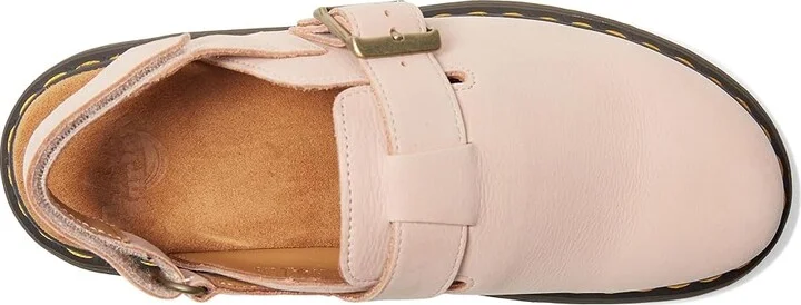 Dr. Martens Jorge II Leather Slingback Mules Shoes Powder Pink : UK 7 (US Men's 8 - US Women's 9) Medium - Image 2