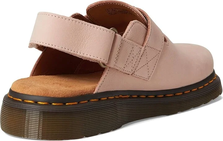 Dr. Martens Jorge II Leather Slingback Mules Shoes Powder Pink : UK 7 (US Men's 8 - US Women's 9) Medium - Image 4
