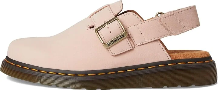 Dr. Martens Jorge II Leather Slingback Mules Shoes Powder Pink : UK 7 (US Men's 8 - US Women's 9) Medium - Image 6