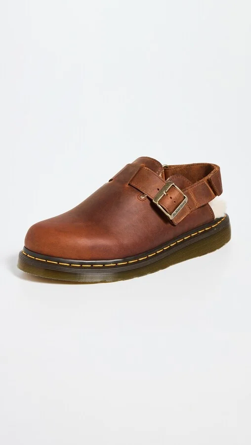 Dr. Martens Jorge Ii Warm Tan Archive Pull Up Mules - Image 2