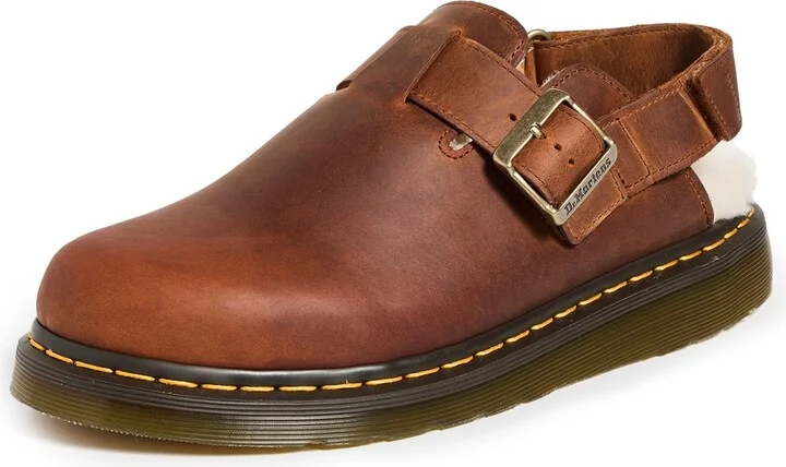 Dr. Martens Jorge Ii Warm Tan Archive Pull Up Mules