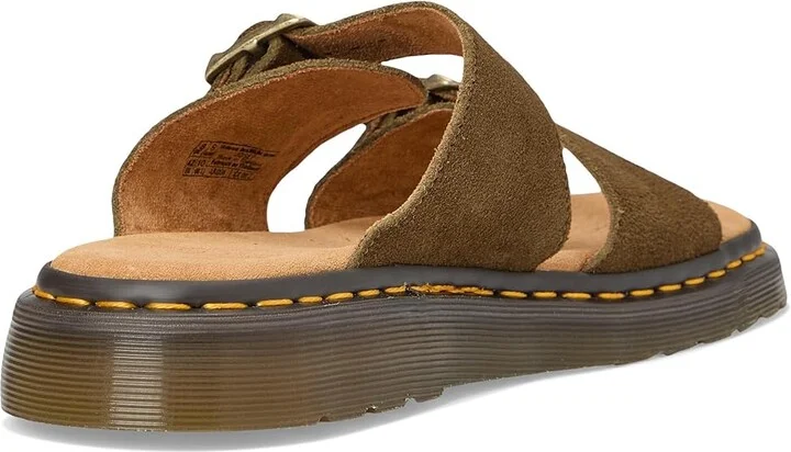 Dr. Martens Josef Shoes Olive : UK 3 (US Men's 4 - Women's 5) Medium, Leather - Image 4