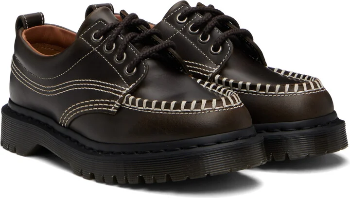Dr. Martens Khaki Lowell Derbys - Image 4