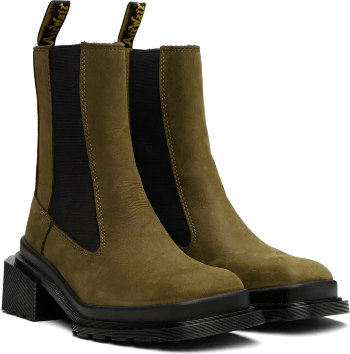 Dr. Martens Khaki Maybole Buttersoft Leather Chelsea Boots - Image 4
