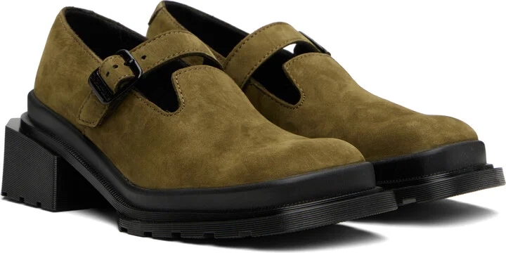 Dr. Martens Khaki Maybole Mary Jane Loafers - Image 4