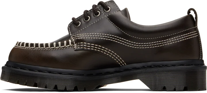 Dr. Martens Khaki Orleans Leather Lowell Derbys - Image 3