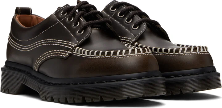 Dr. Martens Khaki Orleans Leather Lowell Derbys - Image 4