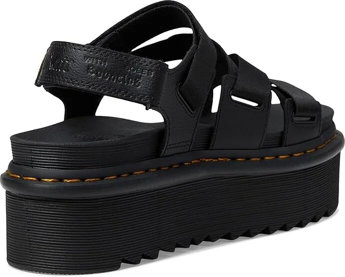 Dr. Martens Kimber II Women's Shoes Black Athena : UK 3 (US Women's 5) M, Leather - Image 4
