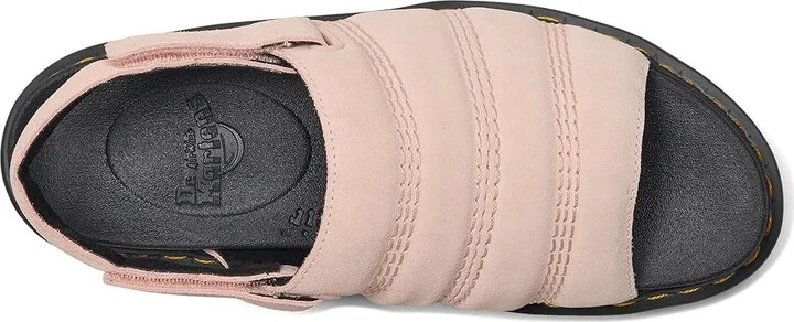 Dr. Martens Kole Flat Shoes Powder Pink : UK 3 (US Men's 4 - Women's 5) Medium, Synthetic - Image 2