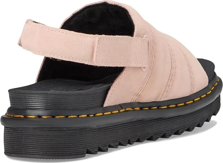 Dr. Martens Kole Flat Shoes Powder Pink : UK 3 (US Men's 4 - Women's 5) Medium, Synthetic - Image 4