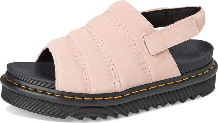 Dr. Martens Kole Flat Shoes Powder Pink : UK 3 (US Men's 4 - Women's 5) Medium, Synthetic - Image 5