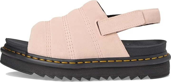 Dr. Martens Kole Flat Shoes Powder Pink : UK 3 (US Men's 4 - Women's 5) Medium, Synthetic - Image 6