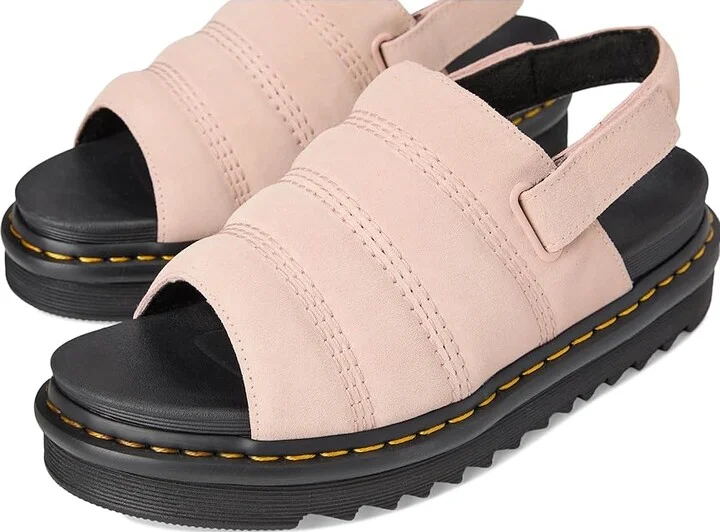 Dr. Martens Kole Flat Shoes Powder Pink : UK 3 (US Men's 4 - Women's 5) Medium, Synthetic - Image 7