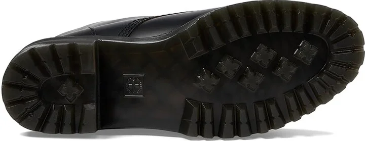 Dr. Martens Leona 7 Hook Boot Women's Shoes Black Vintage Smooth : UK 3 (US Women's 5) M, Leather - Image 4