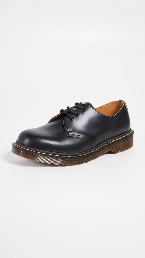 Dr. Martens Made In England Vintage 1461 3 Eye Lace Ups - Image 3