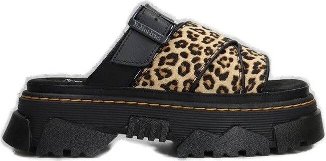 Dr. Martens Mattison Leopard Printed Sandals