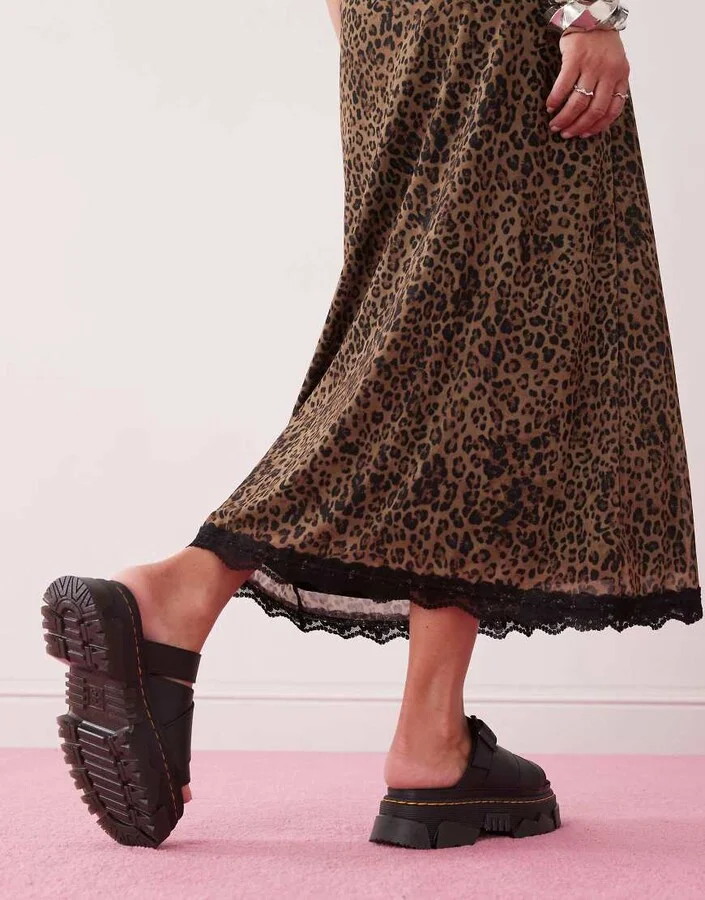 Dr Martens Mattison slides in black athena - Image 4