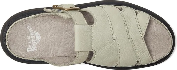 Dr. Martens Maxxy Slide Shoes Sage Green : UK 13 (US Men's 14) Medium, Leather/Suede - Image 2