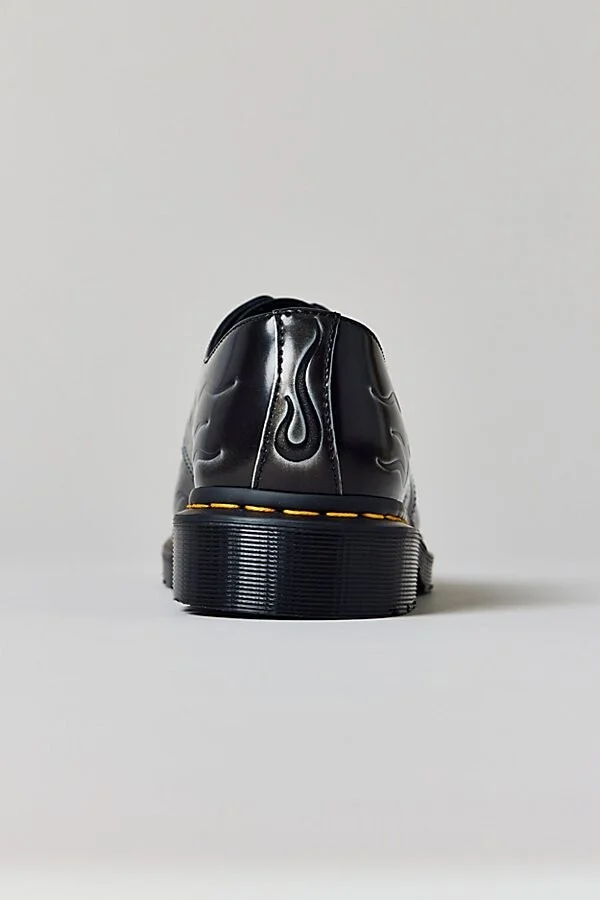 Dr. Martens Men's 1461 Inferno Oxford Shoe in Silver Arcadia - Image 4