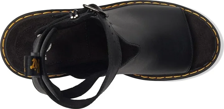 Dr. Martens Millee Women's Sandals Black : UK 5 (US Women's 7) M, Leather/Suede - Image 2