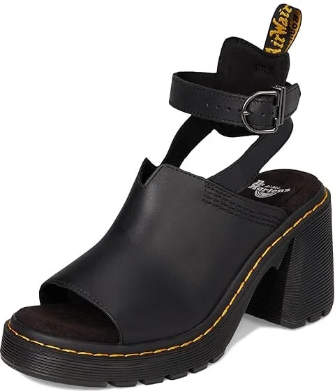 Dr. Martens Millee Women's Sandals Black : UK 5 (US Women's 7) M, Leather/Suede - Image 5