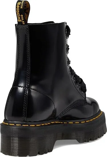 Dr. Martens Molly Quad Retro Women's Boots Black Buttero : UK 3 (US Women's 5) M, Leather - Image 5
