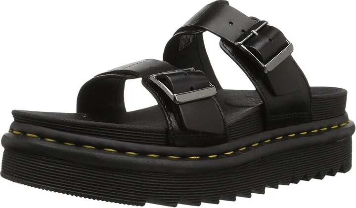 Dr. Martens Myles Boots Black Brando : UK 3 (US Men's 4 - Women's 5) Medium, Leather - Image 2