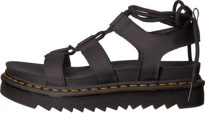 Dr. Martens Nartilla Women's Sandals Black : UK 3 (US Women's 5) M, Leather - Image 7