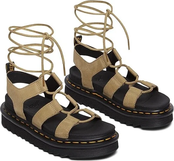 Dr. Martens Nartilla Women's Sandals Savannah Tan : UK 3 (US Women's 5) M, Leather