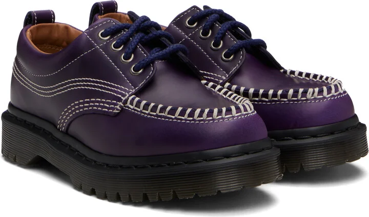 Dr. Martens Navy Lowell Derbys - Image 4