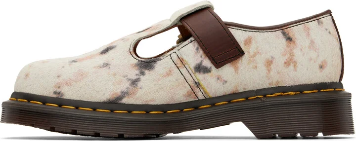 Dr. Martens Off-White T-Bar Loafers - Image 3
