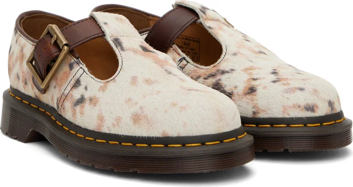 Dr. Martens Off-White T-Bar Loafers - Image 4