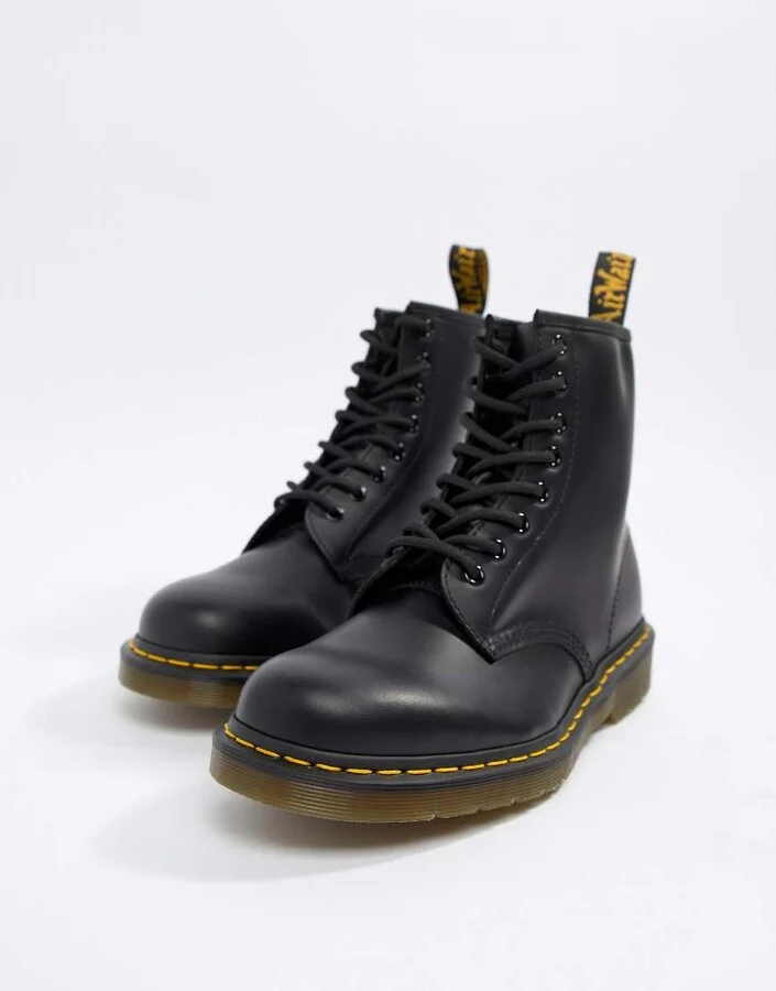 Dr Martens Original 8-Eye boots in black 11822006 - Image 2