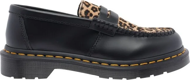 Dr. Martens Penton Leopard Printed Loafers