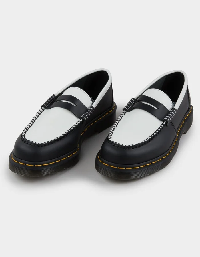 DR. MARTENS Penton Mens Two-Tone Leather Loafers