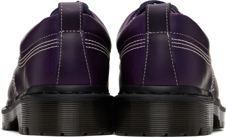 Dr. Martens Purple Orleans Leather Lowell Derbys - Image 2
