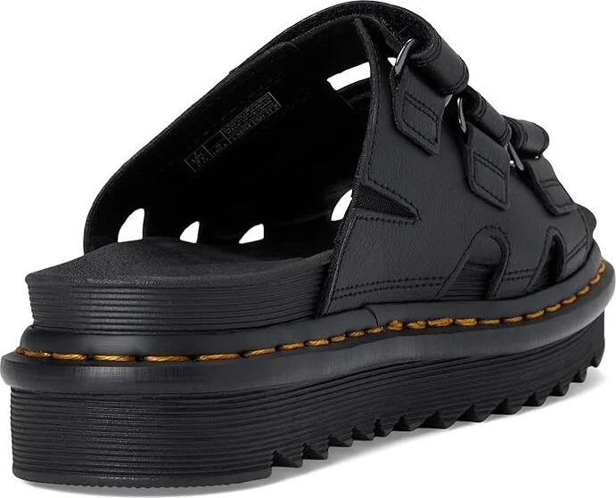 Dr. Martens Raine Women's Wedge Shoes Black : UK 4 (US Women's 6) M, Leather/Suede - Image 4