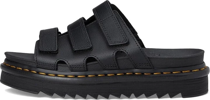 Dr. Martens Raine Women's Wedge Shoes Black : UK 4 (US Women's 6) M, Leather/Suede - Image 6