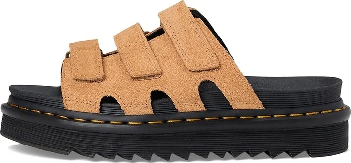 Dr. Martens Raine Women's Wedge Shoes Tan : UK 4 (US Women's 6) M, Leather/Suede - Image 6