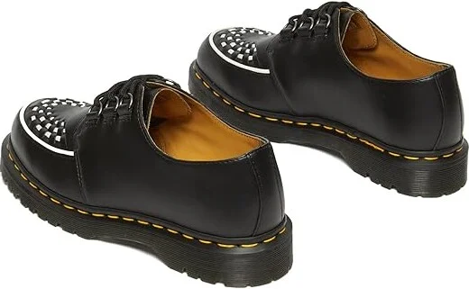 Dr. Martens Ramsey Lace up casual Shoes Black : UK 3 (US Men's 4 - Women's 5) Medium, Leather - Image 4