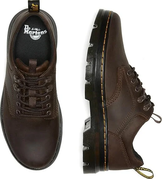 Dr. Martens Reeder Shoes Dark Brown Crazy Horse : UK 3 (US Men's 4 - Women's 5) Medium, Synthetic/Textile - Image 2