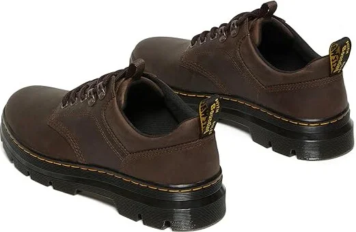 Dr. Martens Reeder Shoes Dark Brown Crazy Horse : UK 3 (US Men's 4 - Women's 5) Medium, Synthetic/Textile - Image 4