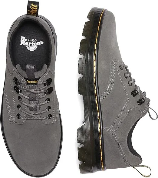 Dr. Martens Reeder Suede Shoes Gunmetal : UK 3 (US Men's 4 - Women's 5) Medium - Image 2
